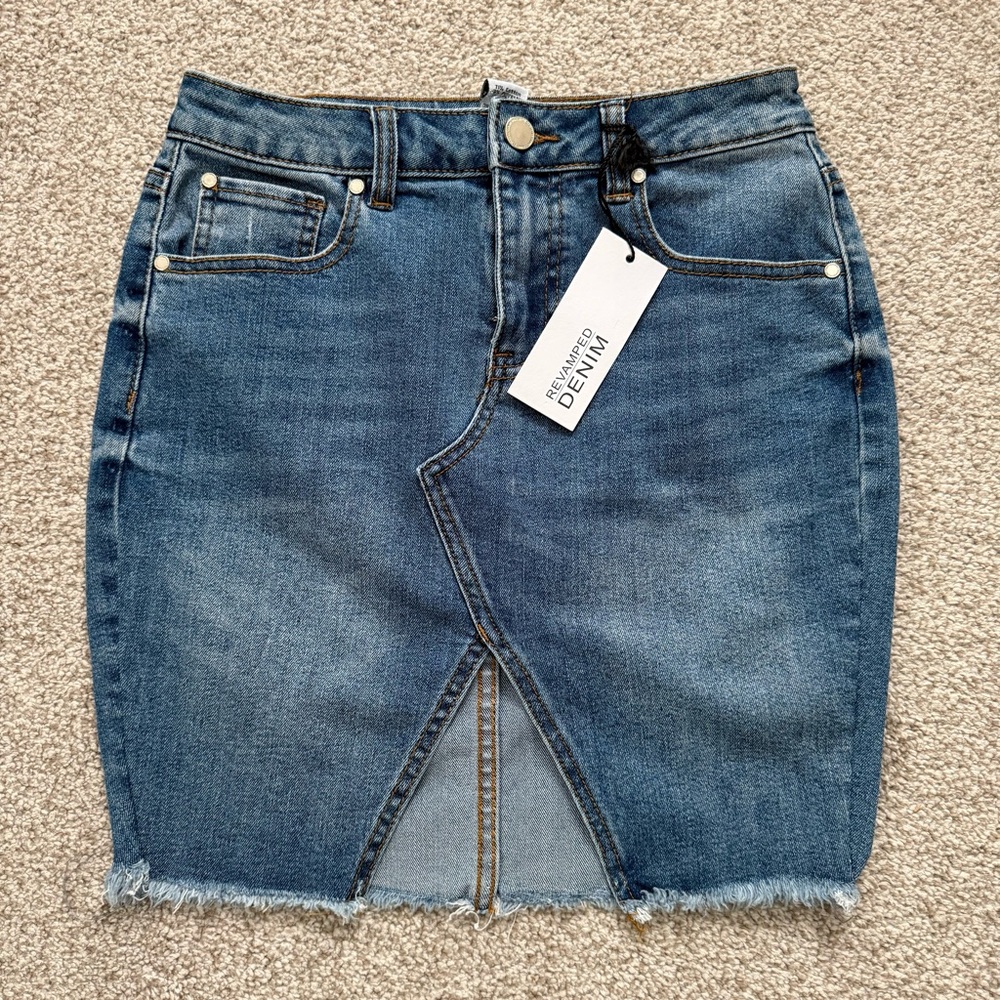 Blue Denim Skirt